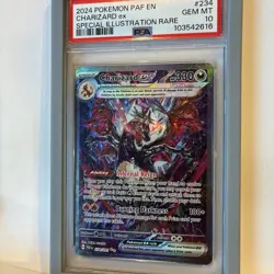 Pokemon TCG Paldean Fates Charizard EX Card 234/091 SIR, PSA 10 - Image 3