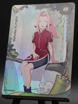 Sakura Haruno NRV01-SR-013L2 English Naruto Kayou Card Heavens Scroll NM - Image 2
