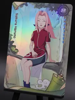 Sakura Haruno NRV01-SR-013L2 English Naruto Kayou Card Heavens Scroll NM - Image 3