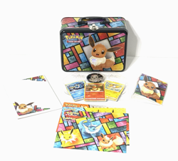 Pokemon 2021 Eevee Evolutions TCG Treasure Chest Promo Cards Stickers NO PACKS - Image 2