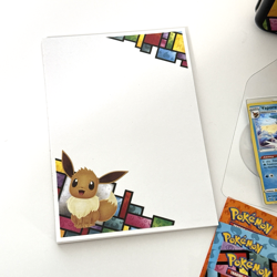 Pokemon 2021 Eevee Evolutions TCG Treasure Chest Promo Cards Stickers NO PACKS - Image 4