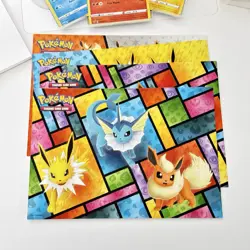 Pokemon 2021 Eevee Evolutions TCG Treasure Chest Promo Cards Stickers NO PACKS - Image 5