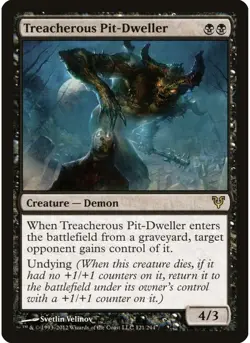 Treacherous Pit-Dweller 121 MTG NM - Avacyn Restored - Image 1