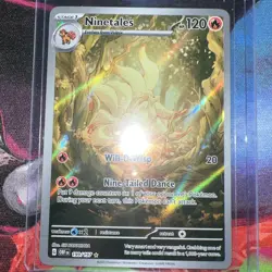 Pokemon Obsidian Flames Ninetales 199/197 Near Mint S&V IR Gradeable NM - Image 1