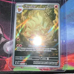 Pokemon Obsidian Flames Ninetales 199/197 Near Mint S&V IR Gradeable NM - Image 2