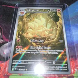 Pokemon Obsidian Flames Ninetales 199/197 Near Mint S&V IR Gradeable NM - Image 4