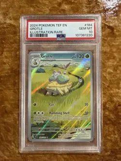 Pokemon TCG Grotle 164/162 Temporal Forces PSA 10 - Image 1