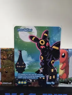 Moonbreon (Umbreon) 100/90 Holo Pokedoodles Set 1 Fan Art Pokemon - Image 1
