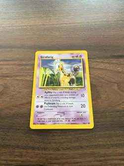 Pokemon Girafarig - WOTC Neo Genesis Common 58/111 Unlimited 2000 NM - Image 2