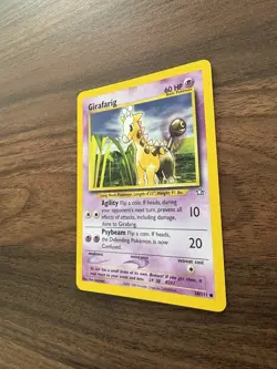 Pokemon Girafarig - WOTC Neo Genesis Common 58/111 Unlimited 2000 NM - Image 4