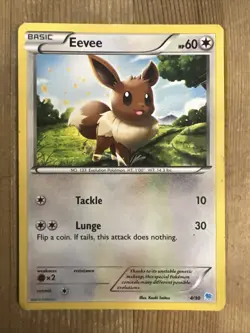 Pokemon TCG Eevee XY Trainer Kit: Pikachu Libre & Suicune 4/30 MP - Image 1