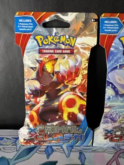 Pokemon XY Primal Clash Set Of 2 Primal Groudon And Kyogre Sleeved Booster Packs - Image 2
