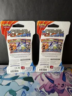 Pokemon XY Primal Clash Set Of 2 Primal Groudon And Kyogre Sleeved Booster Packs - Image 4
