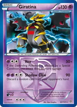 Pokemon TCG - Giratina - 62/135 - Rare - Plasma Storm [Lightly Played] - Image 1