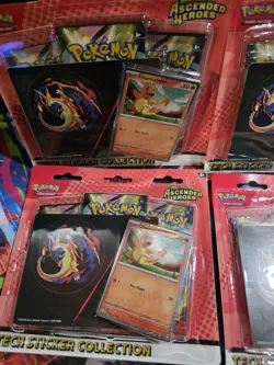 ✨Pokemon X4✨ Ascended Heroes 3 Pack Blister Charmander Sealed Booster Packs New - Image 3