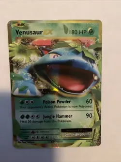 Pokemon TCG Venusaur-EX XY Evolutions 1/108 Holo Holo Rare EX - Image 1
