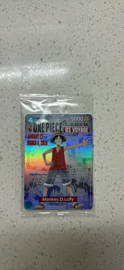 Monkey.D.Luffy (055) (College Basketball US Voyage) P-055 One Piece Promotion... - Image 1