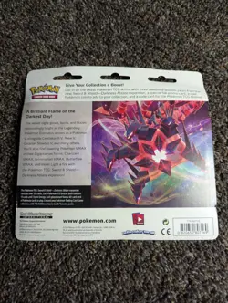 Sealed Darkness Ablaze Flareon Three Pack Blister Pokemon Cards TCG - Image 2