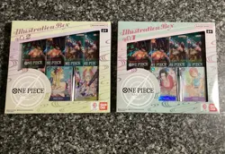 One Piece Card Game Illustration Box Vol.1 & Vol.2 Promo Box Bundle New - Image 1