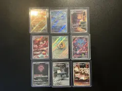 Pokemon TCG Full Art Mixed Lot 9 Cards (Japanese) - Image 1
