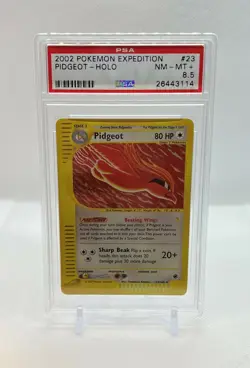 Pokemon Card - Pidgeot 23/165 - Expedition - Holo - PSA 8.5 NM-MT + - Image 1