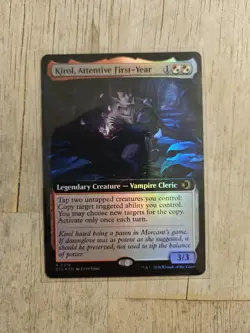 Kirol, Attentive First-Year (Extended Art) Lorwyn Eclipsed Foil - Image 1