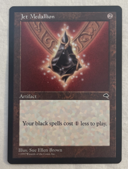 1x Jet Medallion Tempest MTG Magic the Gathering NM - Image 1