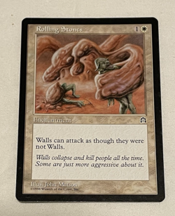 1x Rolling Stones Stronghold MTG Magic the Gathering LP - Image 1