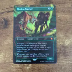 MTG, Tireless Tracker FOIL 26 (Borderless) Special Guests Foil - Image 1
