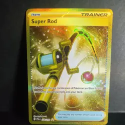 Pokemon Super Rod 276/193 | Gold Secret Rare | SV02 Paldea Evolved | NM - Image 1