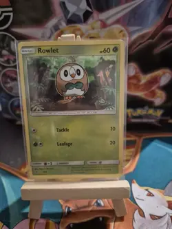 Pokemon Card Rowlet McDonald's 2016 Holo 1/12 Near Mint - Image 1