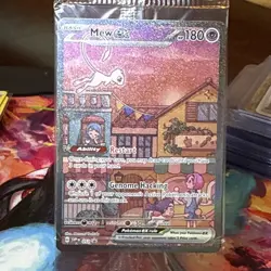 Pokemon TCG Sealed Mew EX 053 Holo Black Star Promo Scarlet & Violet 151 - Image 1