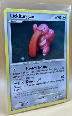 Lickitung 80/127 – Platinum (Yuka Morii Clay Art) - NM - 2009 Pokemon TCG - Image 5