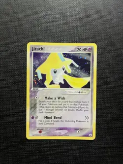 Jirachi Holo Rare Card 8/101 EX Hidden Legends 2004 LP Pokemon TCG - Image 2