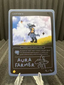 Loocario (Lucario) 72/90 - Pokedoodles Set 1 Fan Art- Pokemon - Image 1