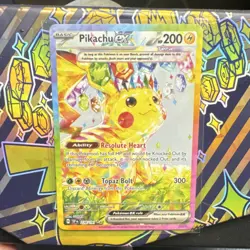 Pokemon Pikachu ex Special Illustration Rare Full Art Holo 238/191 Surging Spar… - Image 3