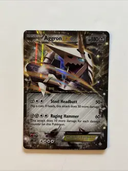 ** Aggron EX 93/160 XY Primal Clash NM Pokemon - Image 1