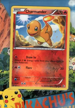 Pokemon TCG Black & White Boundaries Crossed Charmander Reverse Holo 18/149 LP - Image 1