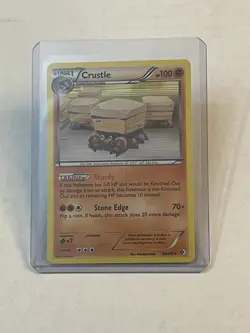 Pokemon TCG Crustle 85/149 Boundaries Crossed Black & White Holo Rare 2012 LP - Image 1