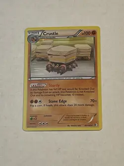 Pokemon TCG Crustle 85/149 Boundaries Crossed Black & White Holo Rare 2012 LP - Image 3