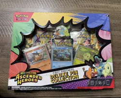 New Pokemon TCG Ascended Heroes First Partners Deluxe Pin Collection IN HAND - Image 1