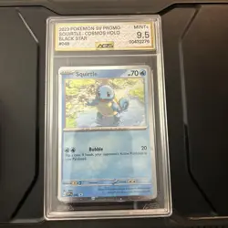 Squirtle #48 2023 Pokemon SV Black Star Promo Cosmos Holo AGS Mint 9.5 - Image 1