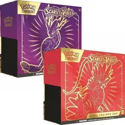 Set/2 Pokemon TCG Scarlet & Violet Elite Trainer Boxes English Sealed 18 Booster - Image 1