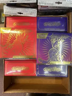 Set/2 Pokemon TCG Scarlet & Violet Elite Trainer Boxes English Sealed 18 Booster - Image 2