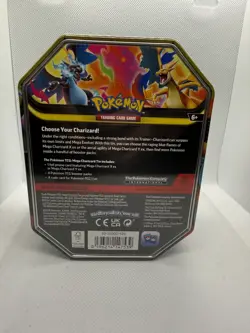 Pokemon TCG Mega Charizard X ex Tin 4 Booster Packs & Charizard Promo Sealed - Image 2