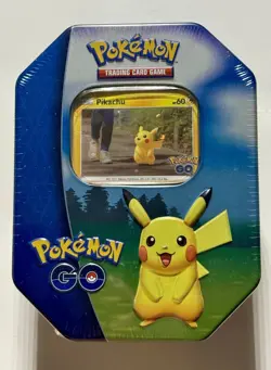 TCG Pokemon GO Tin Pikachu Sword & Shield Factory Sealed - Image 1