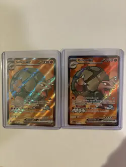 Pokemon Golem ex 189/165 Scarlet & Violet 151 Ultra Rare Lot of (2) - Image 1