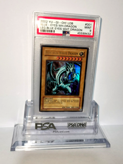 Blue-Eyes White Dragon lob-001 *OG 2002* psa 9 Ultra Rare MINT - PSA 9 Yu-Gi-Oh! - Image 1