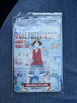 Bandai Namco One Piece Card Game US Voyage Promo Pack Monkey.D.Luffy - Image 1