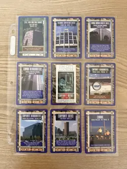 Sim City The Card Game - 121/125 Promo Card Lot + Binder Mayfair Games RARE - Image 4